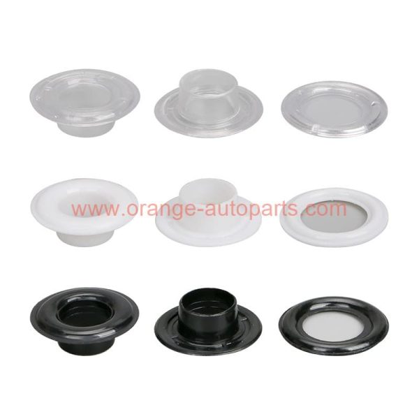 Wholesale Price Id 8-38mm Od 16-60mm Plastic Eyelet Rings For Clothing/curtain/diy