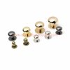 Wholesale Price Leather Craft 5mm Solid Brass Ball Round Head Screw Back Button Stud Nipple Rivet