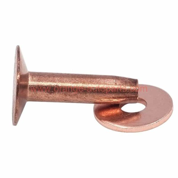 China Supplier Leathercraft Rivets Solid Brass Copper Belt Rivets And Burrs For Leatherwork