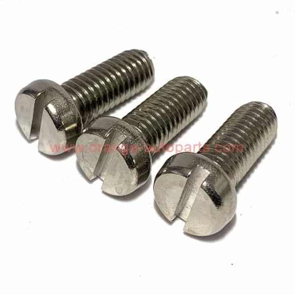 Wholesale Price M1 – M10 Din 84 Stainless Steel 304 Slotted Cheese Head Screws