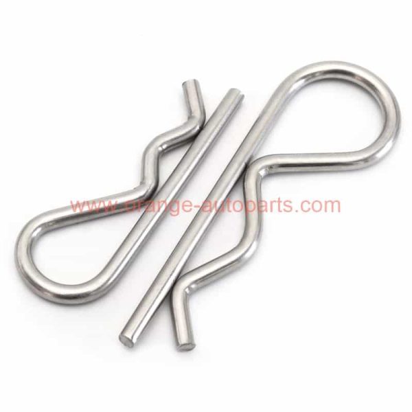 Factory Price M1.2 M1.6 M1.8 M2 M2.5 M3 M3.5 Stainless Steel 304 B Type R Clips Retaining Spring Hitch Cotter Pin