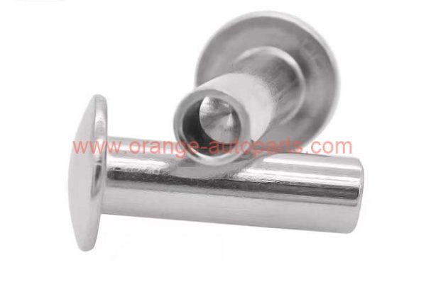 Factory Price M1.6 – M10 Din 6791 Stainless Steel 304 Oval Pan Head Semi-tubular Rivet For Helmet