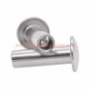 Factory Price M1.6 – M10 Din 6791 Stainless Steel 304 Oval Pan Head Semi-tubular Rivets