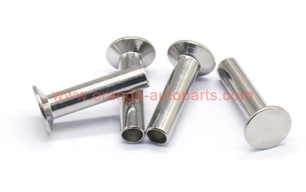 Factory Price M1.6 – M10 Din 6792 Stainless Steel 304 Countersunk Flat Head Semi-tubular Rivets