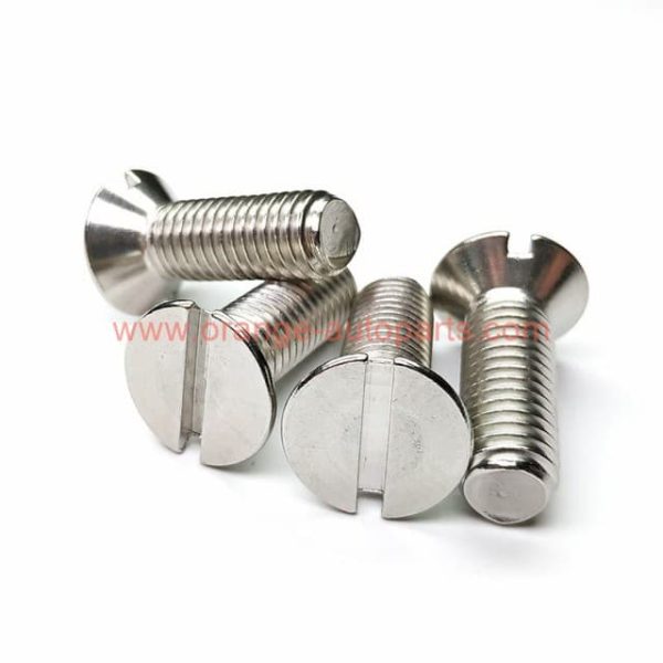 China Supplier M1.6 M2 M2.5 M3 M4 M5 M6 M8 M10 Din 963 Stainless Steel 304 Slotted Countersunk Flat Head Screws