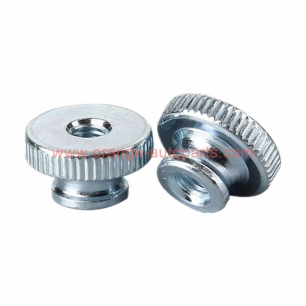 Factory Price M1.6 M2 M2.5 M3 M4 M5 M6 M8 M10 Galvanized Steel Knurled Nut With Collar