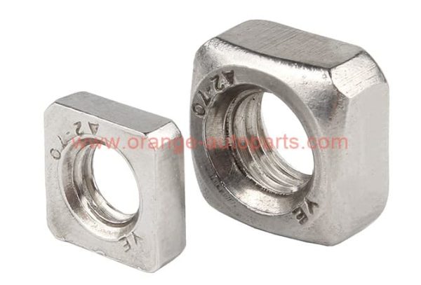 China Supplier M1.6 M2 M3 M4 M5 M6 M8 M10 Din 562 Stainless Steel 304 Threaded Square Thin Nuts