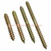 Factory Customized M10 Cheap Galvanized Double Sided Threaded Self Tapping Bolt Headless Wood Screw