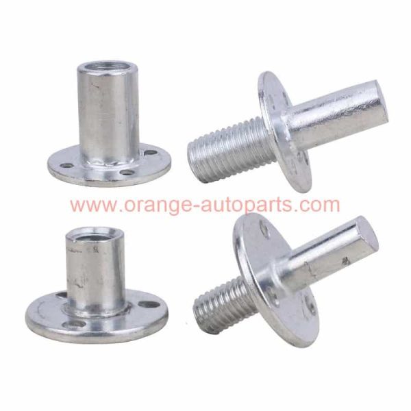 Factory Customized M12 M20 Bed Column Bedpost Connector Screw Butt Iron Nut Furniture Hardware Fittings Nuts