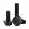 China Supplier M16 Grade 10.9 Full Thread Black Oxide Hex Flange Head Bolts