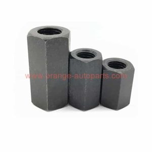 China Manufacturer M16 M18 M20 M24 M26 Female Thread Black Oxide Class 4 8 Hex Standoff Spacer Nut Coupling Nut