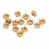 China Manufacturer M2*3*3*1.5mm Brass Threaded Thin Type Square Nut