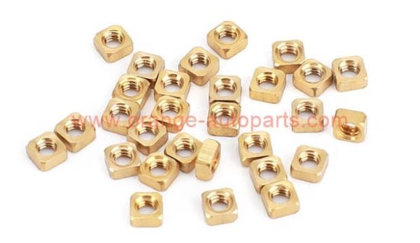 China Manufacturer M2*3*3*1.5mm Brass Threaded Thin Type Square Nut