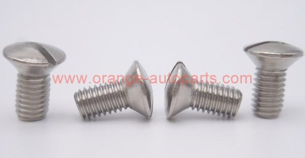 China Supplier M2 – M10 Din 964 Stainless Steel 304 Slotted Raised Countersunk Oval Head Machine Screws