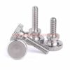 Factory Customized M2 – M10 Stainless Steel 304 Flat Knurled Step Head Thumb Screw