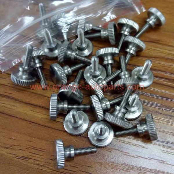 Factory Customized M2 – M10 Stainless Steel 304 Flat Knurled Step Head Thumb Screw