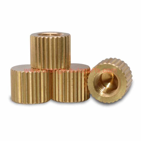 Factory Price M2 M2.5 M3 M4 M5 M6 Brass Knurled Knobs Thumb Nuts