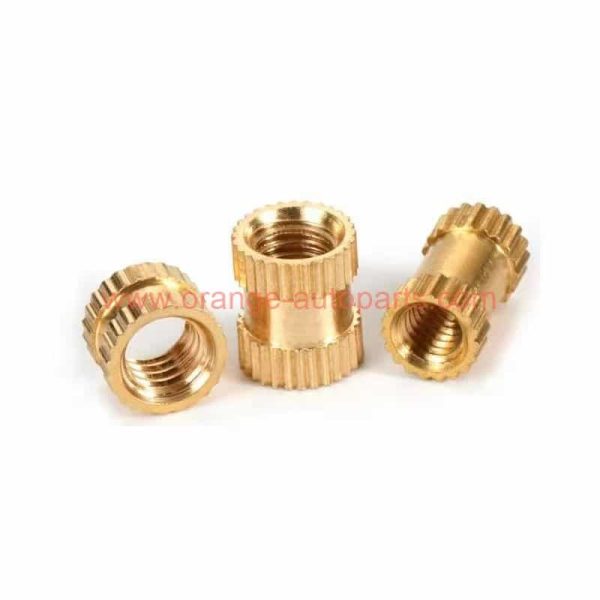 Factory Customized M2 M3 M4 M5 M6 Din 16903 Brass Knurled Threaded Insert Nut For Plastics