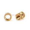 Factory Customized M2 M3 M4 M5 M6 Din 16903 Brass Knurled Threaded Insert Nut For Plastics