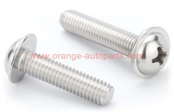 Factory Price M2 M3 M4 M5 M6 M8 Din 967 Stainless Steel 304 Phillips Cross Recessed Pan Head Screw With Collar