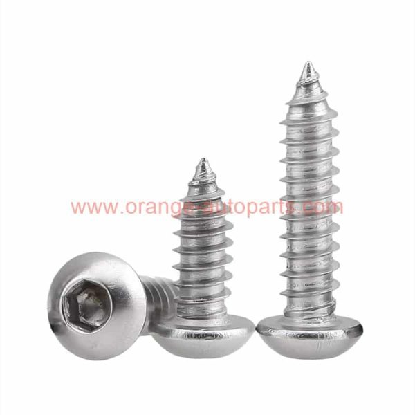 Wholesale Price M2 M3 M4 M5 M6 M8 Iso 7380 Stainless Steel 304 Button Head Allen Socket Self Tapping Cap Screw