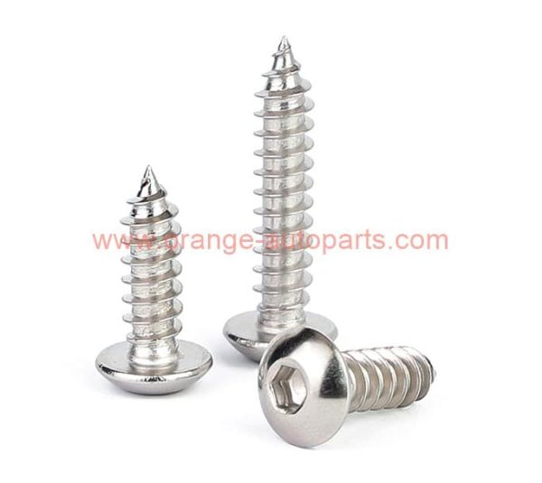 Factory Price M2 M3 M4 M5 M6 M8 Iso 7380 Stainless Steel 304 Hex Socket Button Head Self Tapping Screw