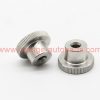 China Supplier M2 M3 M4 M5 M6 M8 M10 Din 466 Stainless Steel 304 High Type Thumb Knurled Nut With Collar