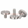 China Supplier M2 M3 M4 M5 M6 M8 M10 Din 921 Stainless Steel 304 Slotted Pan Head Screws With Large Head