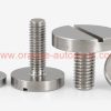 China Supplier M2 M3 M4 M5 M6 M8 M10 Din 921 Stainless Steel 304 Slotted Pan Head Screws With Large Head