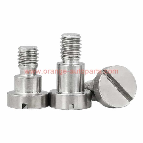 China Supplier M2 M3 M4 M5 M6 M8 M10 Din 923 Stainless Steel 304 Slotted Pan Head Screws With Shoulder