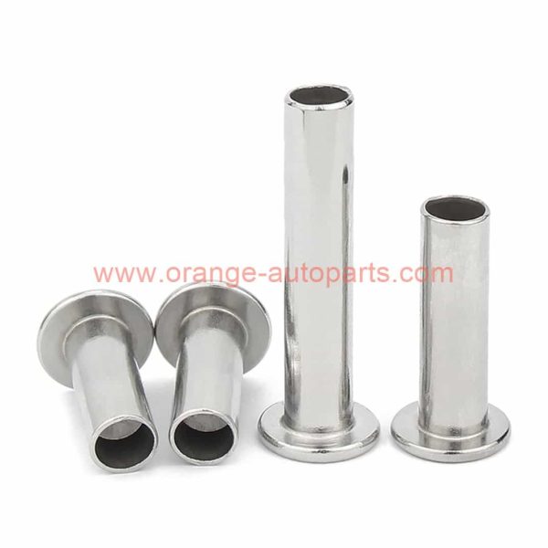 Factory Price M2 M3 M4 M5 M6 M8 M10 Stainless Steel 304 Flat Head Semi-tubular Rivets