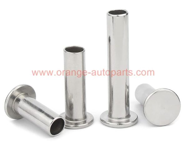 Factory Price M2 M3 M4 M5 M6 M8 M10 Stainless Steel 304 Flat Head Semi-tubular Rivets