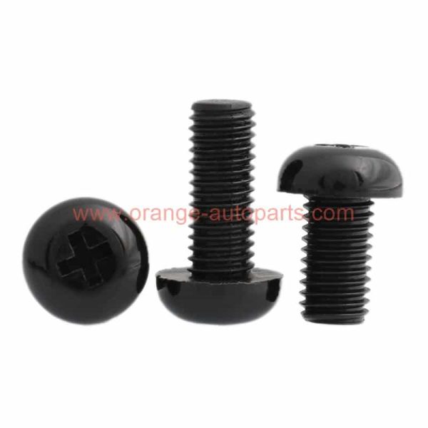 Wholesale Price M2 M3 M4 M5 M6 M8 Nylon Pa66 Plastic Cross Recessed Round Pan Head Screw