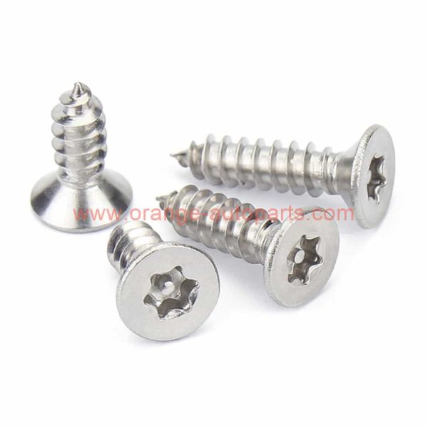 Wholesale Price M2 – M6 Stainless Steel 304 Flat Countersunk Head Torx Socket Anti Theft Screws