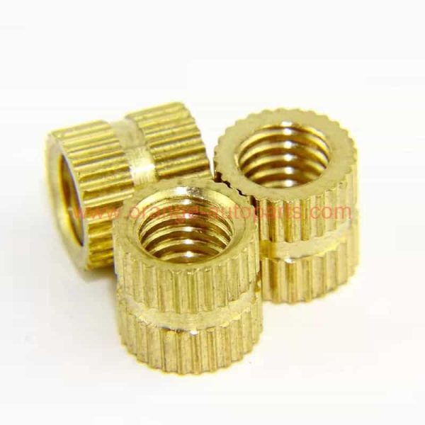 China Supplier M2 – M8 Din 16903 Embedded Nut Round Brass Knurled Threaded Insert Nut