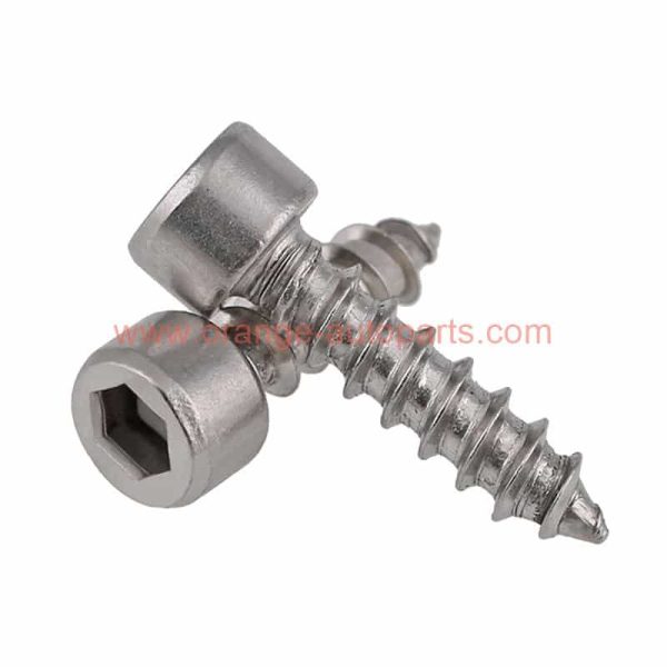 Wholesale Price M2 – M8 Din 7984 Stainless Steel 304 Low Profile Thin Head Hex Socket Allen Head Self Tapping Screw