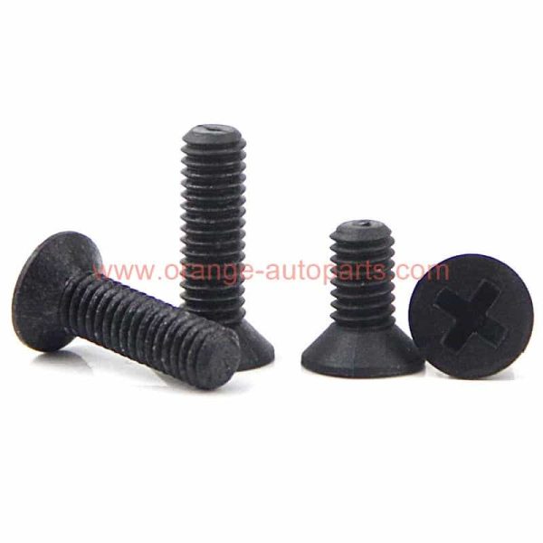 Wholesale Price M2 – M8 Plastic Nylon Pa66 Cross Flat Head Screws