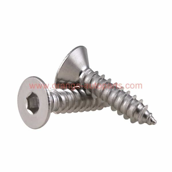 Wholesale Price M2 – M8 Stainless Steel 304 Din 7991 Flat Countersunk Head Hex Socket Self Tapping Cap Screw