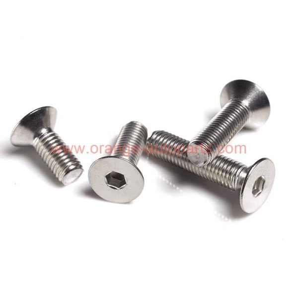 Factory Customized M2-m16 Din 7991 Stainless Steel 304 Hex Socket Countersunk Head Screw Bolts