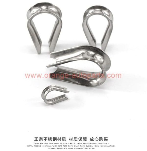 Factory Price M2-m32 Stainless Steel 304 Heart Shaped Wire Rope Cable Rigging Crimping Thimble