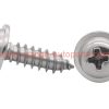 Wholesale Price M2-m8 Din 967 Stainless Steel 304 Cross Recessed Pan Head Tapping Screws With Collar