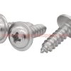 Wholesale Price M2-m8 Din 967 Stainless Steel 304 Cross Recessed Pan Head Tapping Screws With Washer