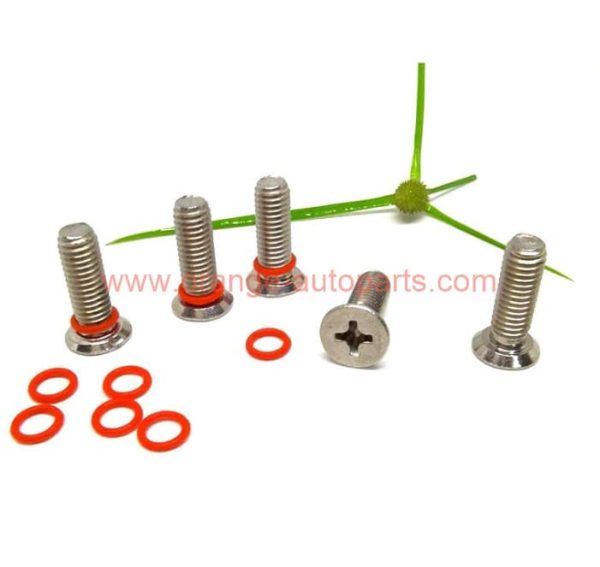 Factory Customized M2-m8 Flat Countersunk Head Cross Water Proof O Ring Self Sealing Screws