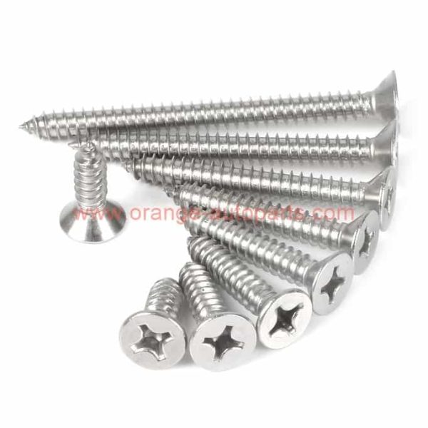 Factory Price M2-m8 Stainless Steel 304 Phillips Cross Recessed Countersunk Flat Head Tapping Screw