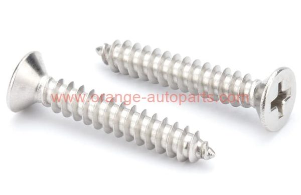 Factory Price M2-m8 Stainless Steel 304 Phillips Cross Recessed Countersunk Flat Head Tapping Screw