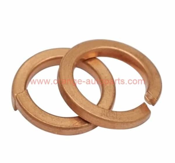 China Supplier M2.5 M3 M4 M5 M6 M8 M10 M12 Copper Brass Split Spring Lock Washer