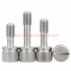 China Manufacturer M2.5 M3 M4 M5 M6 M8 Stainless Steel 304 Slotted Knurled Thumb Screws With Waisted Shank