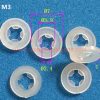 Factory Price M2.5 M3 M4 M5 Plastic Nylon Anti Loss Retaining Washers