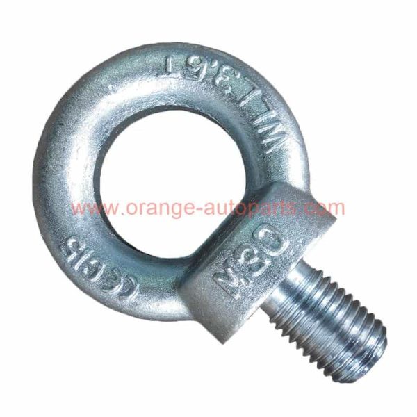 China Supplier M24 M36 M48 M64 M80 M100 Steel Galvanized Din 580 Lifting Eye Bolts