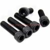 Factory Customized M3 M10 Black Hex Socket Bolt Knurled Hand Furniture Screw